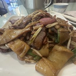 Special order, barbecue pork chow fun