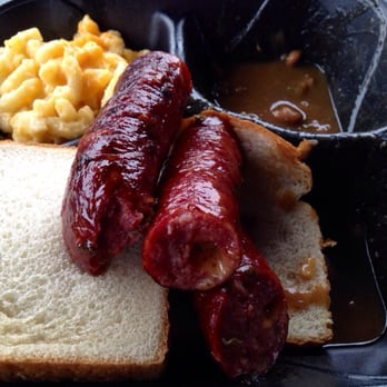 La23 Bbq - Jalapeño and cheese sausage plate. - Barbeque Near Me - Belle Chasse, Louisiana La23 Bbq - Jalapeño and cheese sausage plate. - Barbeque Near Me - Belle Chasse, Louisiana