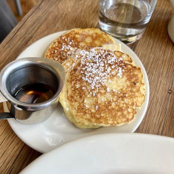 Plow - The Plow - Mini Lemon Ricotta Pancakes (I requested it be served on the side) - Breakfast & Brunch Near Me - San Francisco, California Plow - The Plow - Mini Lemon Ricotta Pancakes (I requested it be served on the side) - Breakfast & Brunch Near Me - San Francisco, California