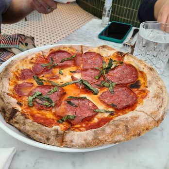 Paradiso - Soppressata Pizza, De-Lish! - Bars Near Me - Dallas, Texas