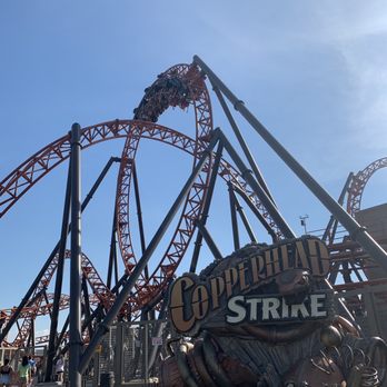 Carowinds - Copperhead Strike Roller Coaster - Amusement Parks Near Me - Charlotte, North Carolina Carowinds - Copperhead Strike Roller Coaster - Amusement Parks Near Me - Charlotte, North Carolina