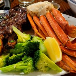 Ribeye and snow crab combo Ribeye and snow crab combo