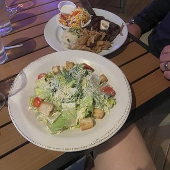 Local On The Water - House Salad and sirloin - so good! - American Near Me - North Myrtle Beach, South Carolina Local On The Water - House Salad and sirloin - so good! - American Near Me - North Myrtle Beach, South Carolina