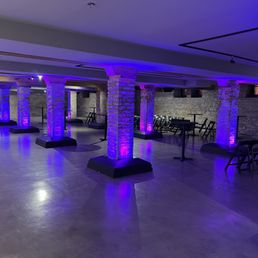 Events space in the basement.