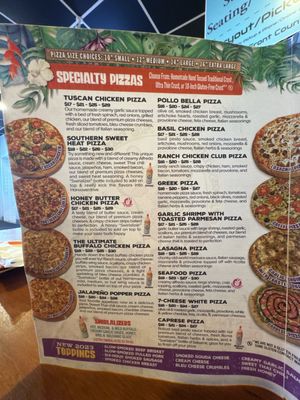 Menu photo 5 Merlins Pizza Destin, FL