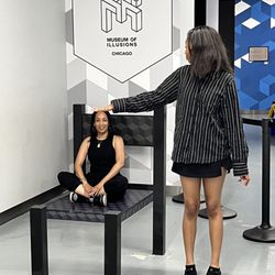 Museum of Illusions - So cute to do this photo op....