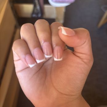 Glossy Nail Bar - French Tip Gel X Set - Waxing Near Me - San Luis Obispo, California