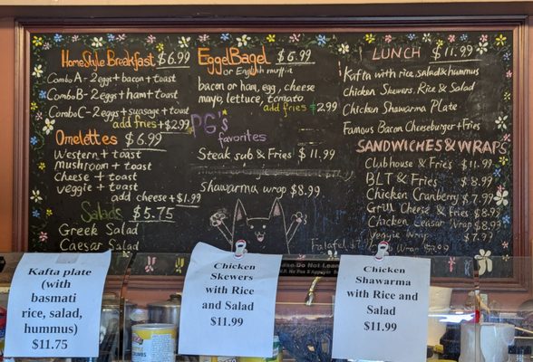 Menu photo 1 PG's Cafe Halifax, NS