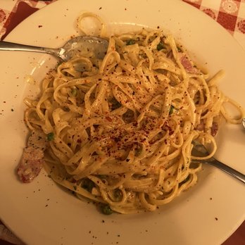 Italian Touch - Fettuccini Carbonara - Italian Near Me - St. Petersburg, Florida Italian Touch - Fettuccini Carbonara - Italian Near Me - St. Petersburg, Florida