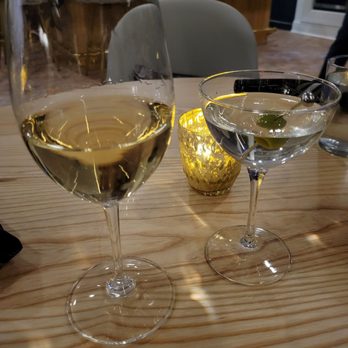 Grove - Glass of Chardonnay and a Dirty Martini! - New American Near Me - Grand Rapids, Michigan Grove - Glass of Chardonnay and a Dirty Martini! - New American Near Me - Grand Rapids, Michigan