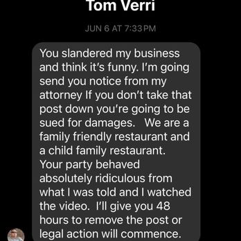 Brooks Tavern - Message from owner threatening legal action - American Near Me - Hendersonville, North Carolina Brooks Tavern - Message from owner threatening legal action - American Near Me - Hendersonville, North Carolina