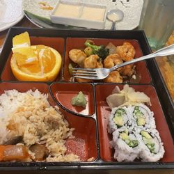 Okinawa Steak & Sushi - Shrimp Bento Box