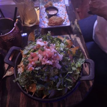 Central Shore - Shrimp and crab nachos - Lounges Near Me - Virginia Beach, Virginia