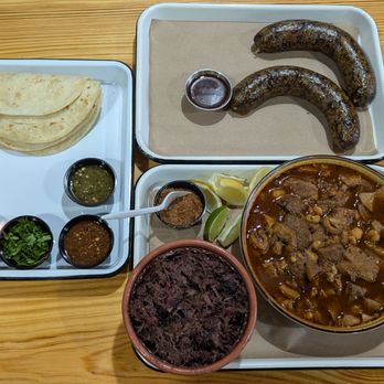 Burnt Bean- Seguin - The hangover+ 2 barbacoa boudin sausages - Barbeque Near Me - Seguin, Texas