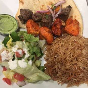 Maiwand Grill - Mixed Chicken and Lamb kabobs - Afghan Near Me - Baltimore, Maryland