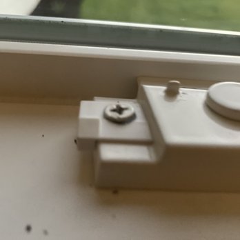 FAS Windows & Doors - Crooked screw drilled in side ways. - Windows Installation Near Me - Orlando, Florida FAS Windows & Doors - Crooked screw drilled in side ways. - Windows Installation Near Me - Orlando, Florida