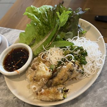 Slanted Door - Crispy Vegetarian Imperial Roll ($14) was superb. - Vietnamese Near Me - San Ramon, California Slanted Door - Crispy Vegetarian Imperial Roll ($14) was superb. - Vietnamese Near Me - San Ramon, California