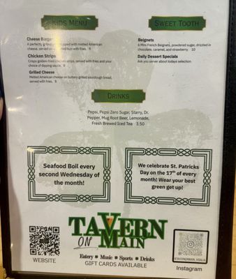 Menu photo 4 Tavern on Main Visalia, CA Menu photo 4 Tavern on Main Visalia, CA