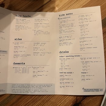 Bartaco - Menu - Tacos Near Me - North Bethesda, Maryland