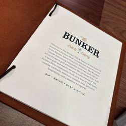 The Bunker - Front page and story of the bar!