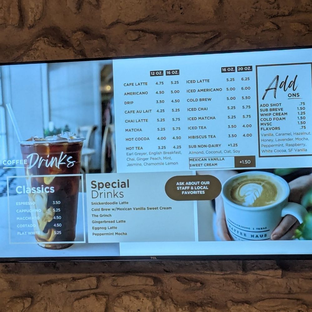 Kaffee Haus - Coffee & Tea Near Me - Fredericksburg, Texas Kaffee Haus - Coffee & Tea Near Me - Fredericksburg, Texas