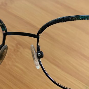 Colonial Opticians - Didn't notice the nose pads were different colors and was annoyed that I suggested that at the very least, he could have changed them both. - Eyewear & Opticians Near Me - Gaithersburg, Maryland