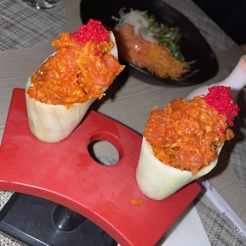 Omiza - Spicy Crunchy Cucumber Handroll - Pan Asian Near Me - Doylestown, Pennsylvania Omiza - Spicy Crunchy Cucumber Handroll - Pan Asian Near Me - Doylestown, Pennsylvania