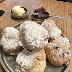 The Capital Hotel, Apartments and Townhouse - Scones with clotted cream and strawberries...OMG yummy