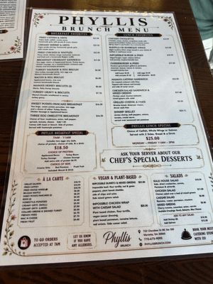 Menu photo 3 Phyllis Marietta, GA Menu photo 3 Phyllis Marietta, GA