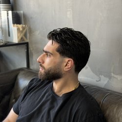 Purpose LA - Skin Taper Brushback With Beard Trim. Burbank Barber.