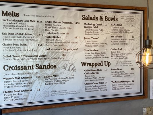 Menu photo 2 Pacific Pearl Cafe San Juan Capistrano, CA Menu photo 2 Pacific Pearl Cafe San Juan Capistrano, CA