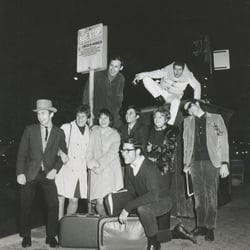 Players Workshop - Players Workshops' founder, Josephine Forsberg (3rd from right) on the road with the Second City Touring Company circ 1966.