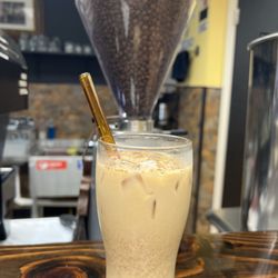 The Barista's Touch - The Elixir - espresso, cinnamon, honey, vanilla, your choice of milk