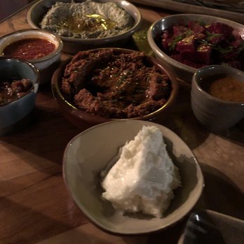 Maydan - Beiruti Hummus, Muhamarra, Beets, Toum, Harissa, Tomato Jam, and Ezme - Moroccan Near Me - Washington, DC, District of Columbia Maydan - Beiruti Hummus, Muhamarra, Beets, Toum, Harissa, Tomato Jam, and Ezme - Moroccan Near Me - Washington, DC, District of Columbia