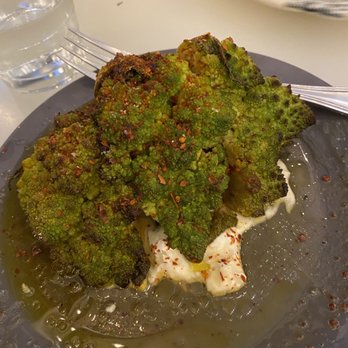 Ema - PAN-ROASTED ROMANESQUE CAULIFLOWER - Mediterranean Near Me - Chicago, Illinois