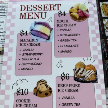 Yoko Sushi - dessert menu - Japanese Near Me - Torrance, California Yoko Sushi - dessert menu - Japanese Near Me - Torrance, California