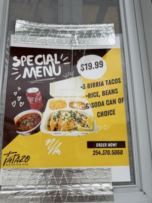 Menu photo 1 Tatazo Killeen, TX Menu photo 1 Tatazo Killeen, TX