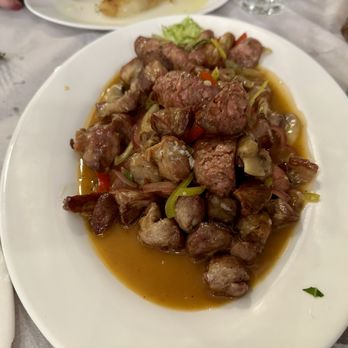 Loukoumi Taverna - Tigania pork and sausage - Greek Near Me - Astoria, New York Loukoumi Taverna - Tigania pork and sausage - Greek Near Me - Astoria, New York