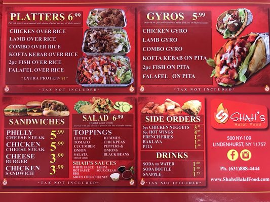 Menu photo 3 Shah's Halal Food Lindenhurst, NY