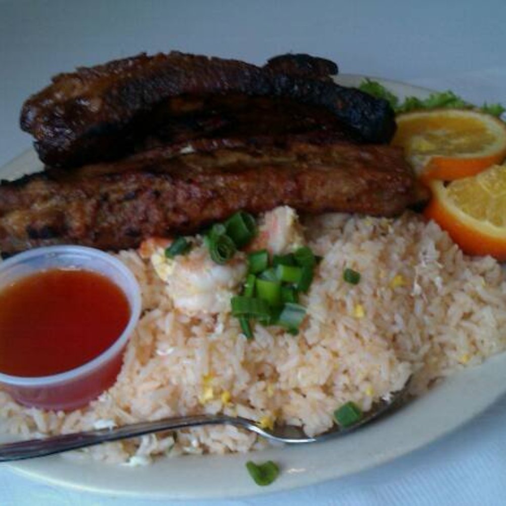 Thai Original BBQ Carson - Bbq pork spare rib, shrimp fried rice - Thai Near Me - Carson, California