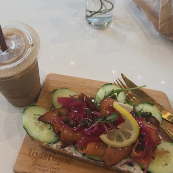 Toastique - Salmon Avocado Toast - Breakfast & Brunch Near Me - Dallas, Texas Toastique - Salmon Avocado Toast - Breakfast & Brunch Near Me - Dallas, Texas