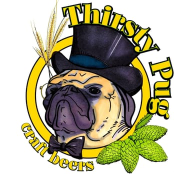 Thirsty Pug - a pug wearing a top hat and bow tie - Beer Bar Near Me - Auburn, New York Thirsty Pug - a pug wearing a top hat and bow tie - Beer Bar Near Me - Auburn, New York