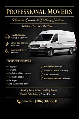 Professional Delivery Service - Professional Delivery Services