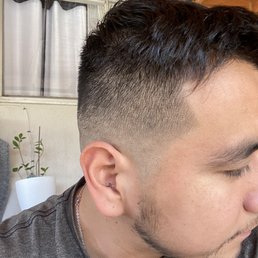This haircut was hella nice and he lined up the facial hair. Too bad no one saw it because of quarantine.