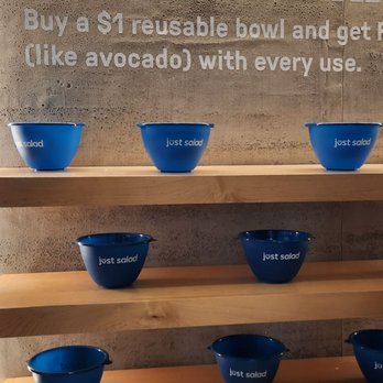 Just Salad - Reusable bowls are earth friendly. - Salad Near Me - New York, New York