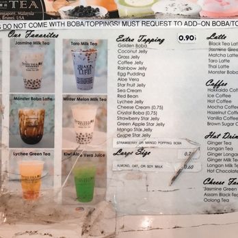 Ding Tea - Menu (2) - Coffee & Tea Near Me - Buena Park, California