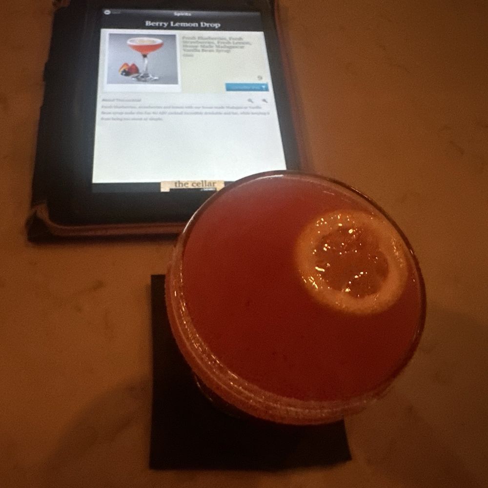 The Cellar at Duckworth's - Berry Lemon Drop - Gastropubs Near Me - Charlotte, North Carolina The Cellar at Duckworth's - Berry Lemon Drop - Gastropubs Near Me - Charlotte, North Carolina