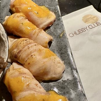 Chubby Cattle BBQ - Las Vegas - Seared Salmon Sushi. - Barbeque Near Me - Las Vegas, Nevada Chubby Cattle BBQ - Las Vegas - Seared Salmon Sushi. - Barbeque Near Me - Las Vegas, Nevada