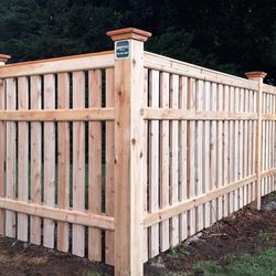 Rodriguez Fence - Wood Space board close to