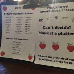 The Crown - Plenty of ciders to choose from.